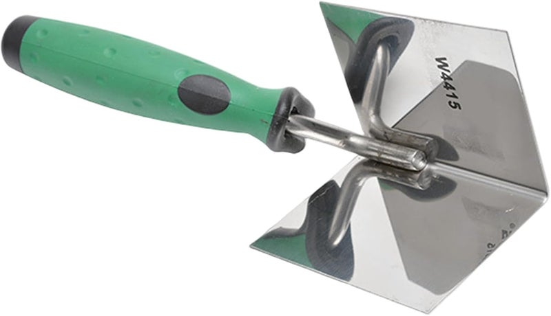 PUXING Drywall Corner Tool Drywall Outside Corner Knife Corner Drywall Tool Stainless Steel Corner Trowel Lining Plastering Trowel Angled Hand Tool for Plastering Brickwork(SIZE:internal) - Image 3